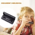thumbnail image 5 of 10 Hole 20 Tone Harmonica Portable Harmonica Adults Gift 10 Hole 20 Tone Harmonica (Black), 5 of 8
