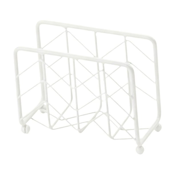Dispensador de pañuelos de pie, compacto, dispensador de pañuelos independiente para hoteles, Blanco
