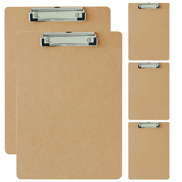5pcs Office File Folder Clip Board Delicate Office Paper Clip Conference Writing Board