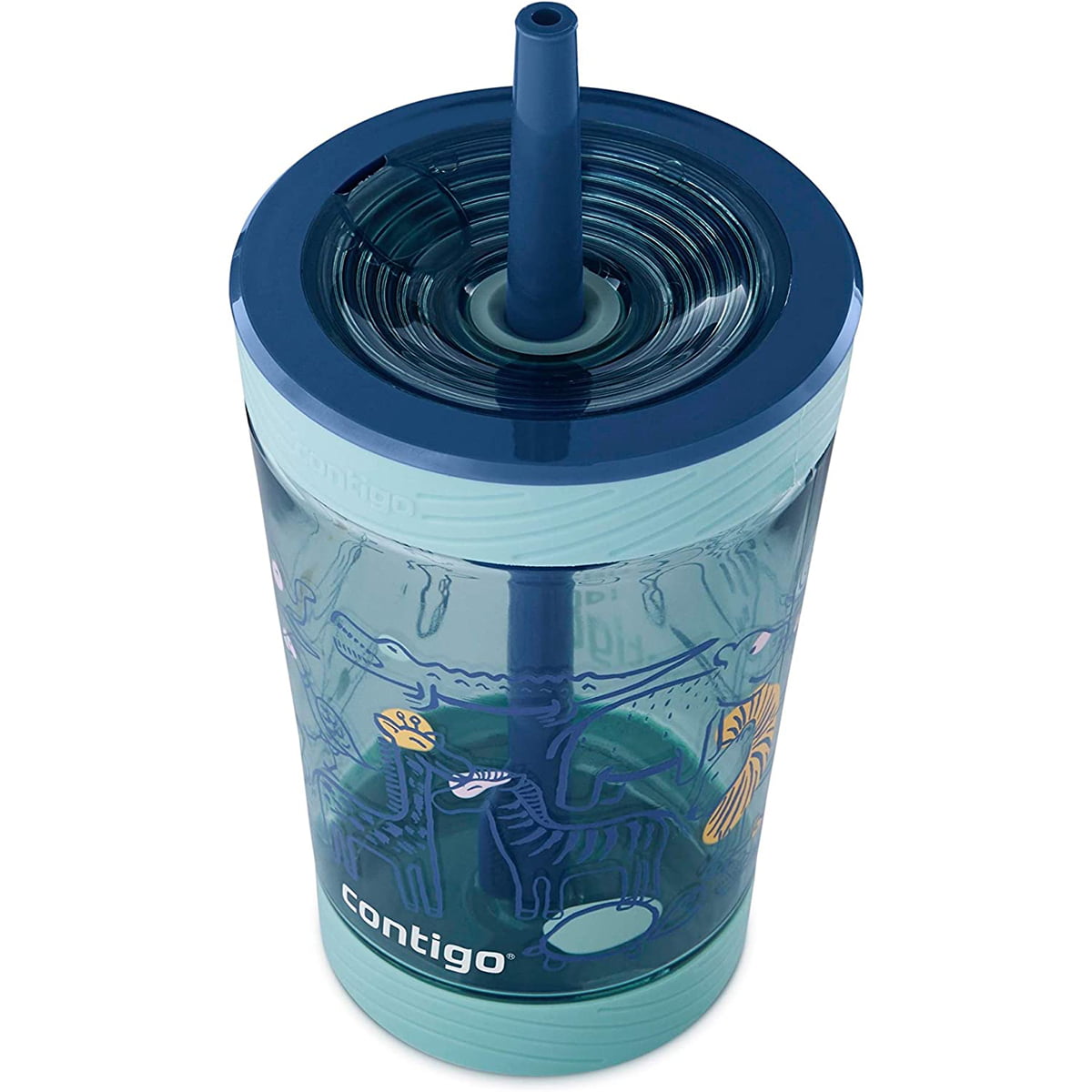 Contigo 14 oz. Kid's Spill-Proof Tritan Plastic Tumbler with Straw
