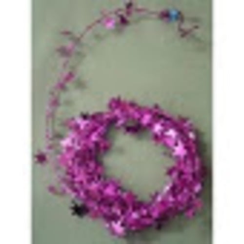 PARTY DECO Foil Star Garland 25 Fuchsia