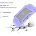 thumbnail image 3 of XIHAMA Switch Lite Case Protective Case for Nintendo Switch Lite, Case Compatible with Nintendo Switch Lite Hand Grip Case with Detachable TPU+Built-in PC Screen Protector & 2 x Thumb Grip Caps, 3 of 6