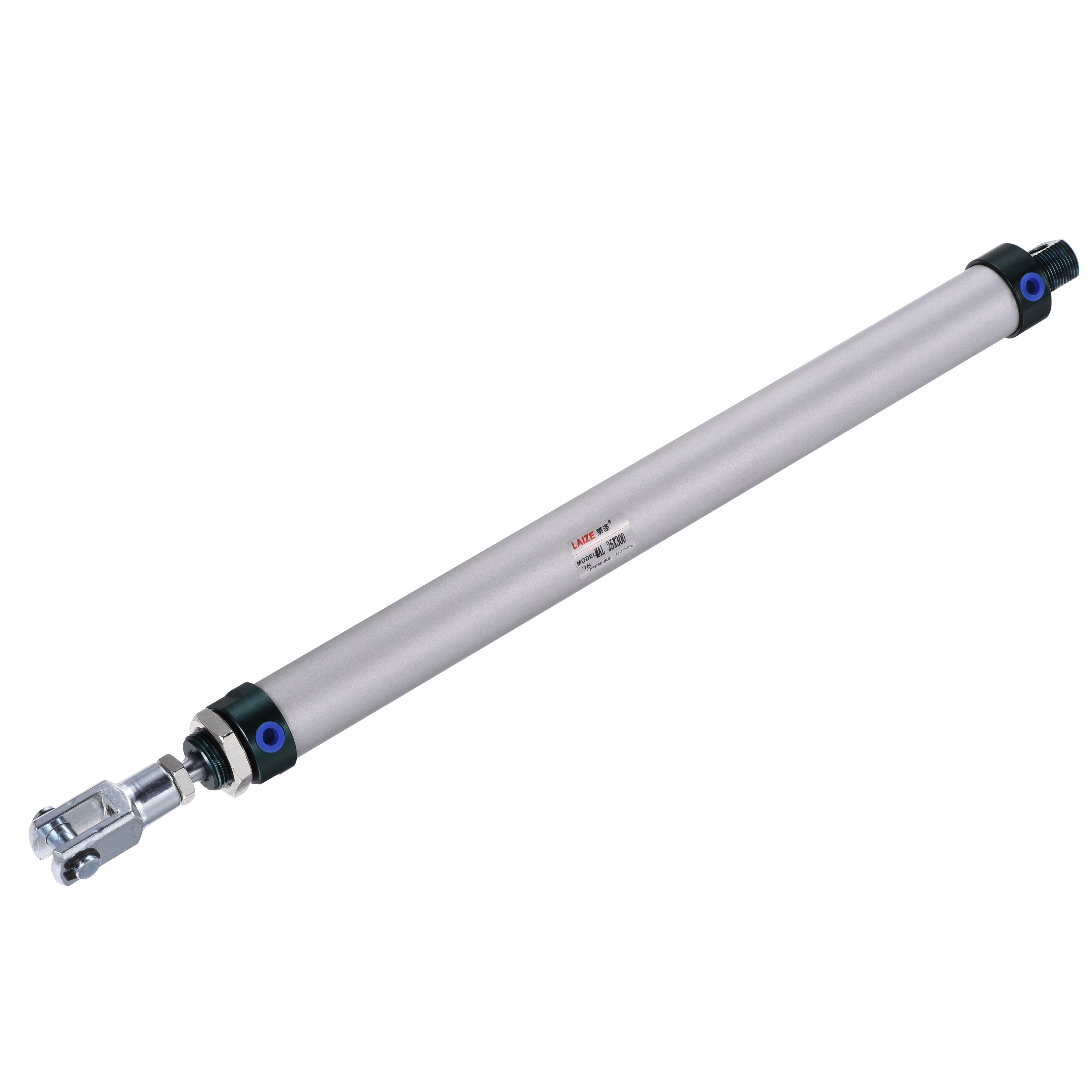 Unique Bargains Y Connector Air Cylinder Double Action Bore Stroke 25mm Bore 300mm Stroke