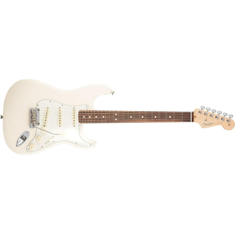 American professional stratocaster olympic white deals