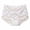 White, variant on CHUMUD Underwear for Women High Waisted Full Coverage Briefs Soft Strech Breathable Solid Lace Mesh Panties