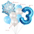 thumbnail image 3 of Suministros de fiesta decorativos de copo de nieve, globo de látex con número, globo de aluminio para niños, decoraciones de cumpleaños, verano e invierno, 3 of 4
