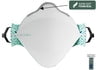 WellBefore Premium KN95 Disposable 4Ply Face Masks, Pack of 10, Medium, Aqua Bloom, Individually Wrapped, Adjustable Ear Loops, 3D-Style