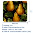 thumbnail image 5 of Pear Printed Square Gaming Mouse Pad, Non-Slip Rubber Bottom Mouse Mat for Office, 8.3x9.8 Inch, 5 of 6