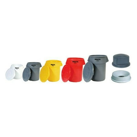Rubbermaid Commercial 55 Gallon Round Brute Flat Top Trash Can Lid