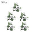 thumbnail image 1 of 5 Pcs Pics de Baies Rouges Cure-Dents de Couronnes à Feuillage Persistant & Branches de Pin Artificielles pour Bricolages de Noël & Baies d'Hiver Vaporisateur Houx Fil Tige Cure-Dents Décorations des Fêtes Ornements Bricolage, 1 of 6
