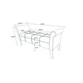 thumbnail image 3 of Linon Indie Storage Bench, Interior Storage Space, Multiple Colors, 3 of 4