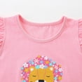 thumbnail image 7 of UngA Girl Toddler Summer Clothes Baby Kids 2T 3T 4T 5T Sleeveless Letter T-Shirt Tops + Shorts Outfits Sets (Pink,2-3 Years), 7 of 7