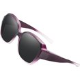 thumbnail image 1 of ZOUSSIQI Polarized Wrap Around Sunglasses - UV Protection Polarized Fit Over Glasses, Square Polarized Fit Over Sunglasses | CA919-35010, 1 of 8