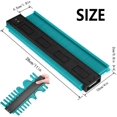 thumbnail image 2 of Plastic Contour Gauge, Profile Gauge Duplicator For Plastic Conduits, Abs Contour Gauge Duplicator, Winding Pipes, Circular Frames (green), 2 of 5