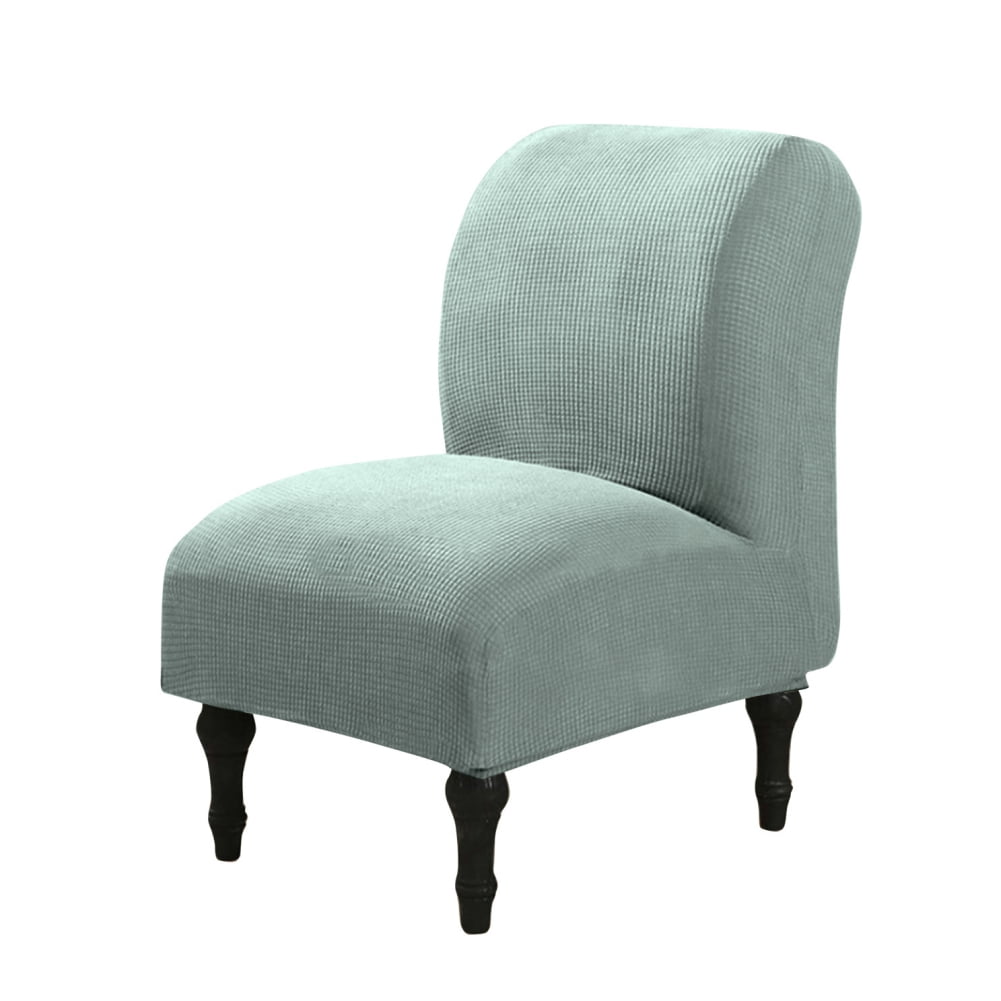 Armless Accent Chair Cover, Stretch Armless Slipper Chair Slipcover