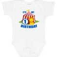 thumbnail image 3 of Inktastic Its My Birthday Circus Tent with Lion 1 Year Old Boys or Girls Baby Bodysuit, 3 of 5