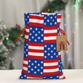 thumbnail image 6 of ZICANCN Christmas Gift Bags, American Graphic National Patriotic Reusable Fabric Drawstring Storage Bags with Drawstring, Small Size, 6 of 7