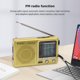 thumbnail image 5 of Radio de emergencia de plástico de banda completa Mini Radio meteorológica SW AM FM para interiores y exteriores, 5 of 8