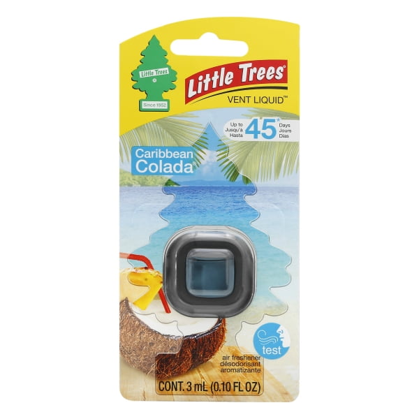 Little Trees Vent Liquid Car Air Freshener (Caribbean Colada) Walmart