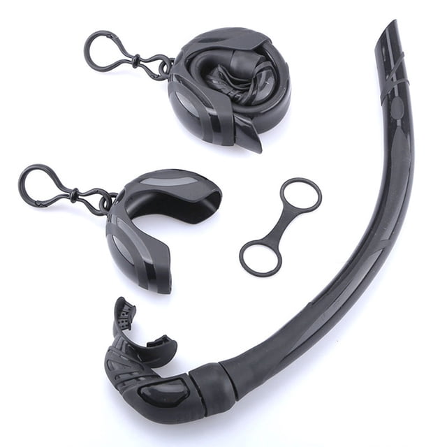 Tubo de respiración húmedo ergonómico para esnórquel tubo Universal de silicona para buceo tubo de esnórquel plegable accesorios para esnórquel Hugtrwg Para estrenar