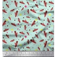 thumbnail image 1 of Soimoi Velvet Fabric Star & Shoes Fashion Printed Craft Fabric by The Yard 58 Inch Wide, 1 of 1