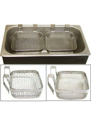 Ultrasonic Cleaner Baskets Ultrasonic Cleaning Solution Ultrasonic Parts  Cleaner Jewelry Steam Cleaner Basket Cleaning Small Holder with Lock and  Hook