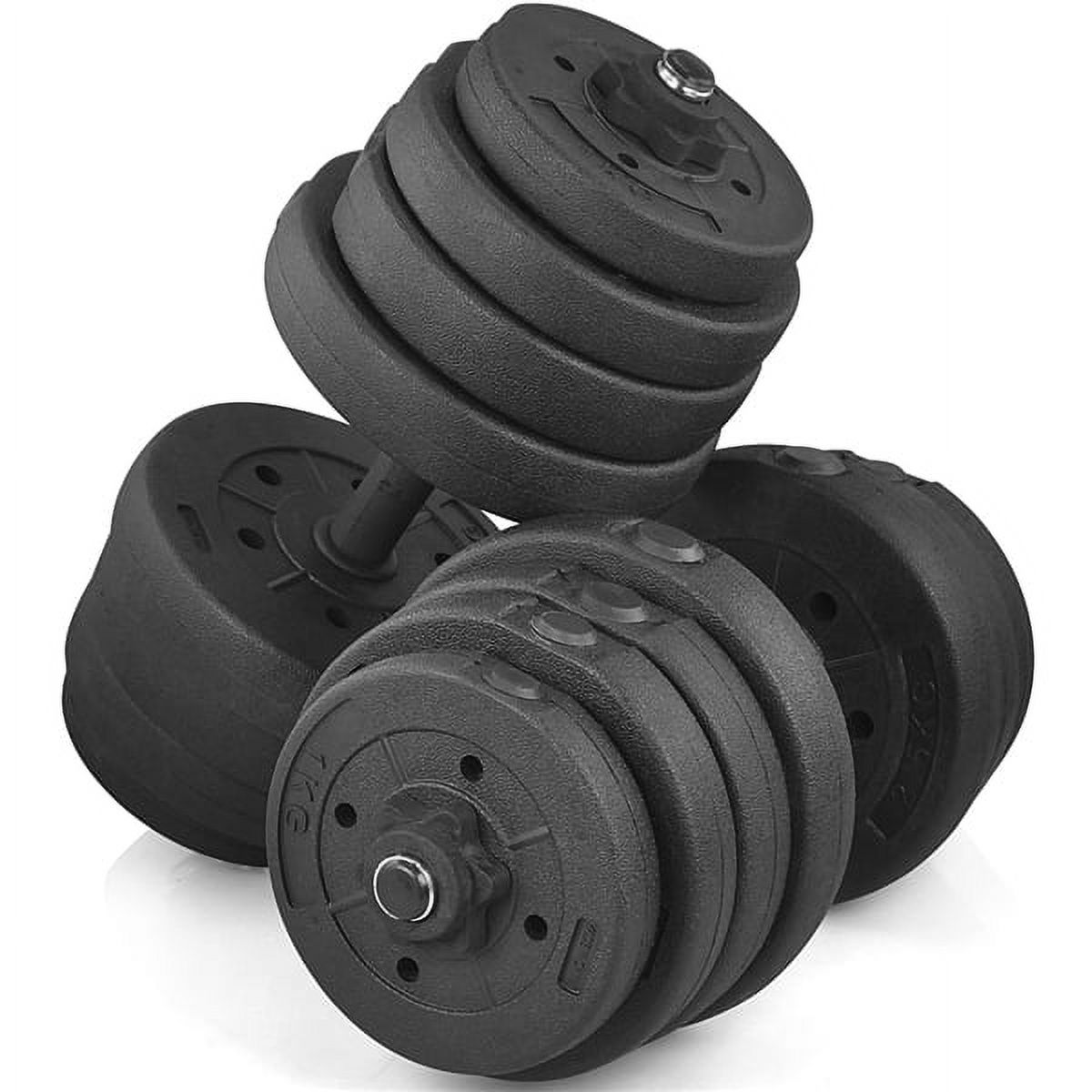 Alden Design 66 lb Adjustable Dumbbells with Cement Plates photo 1