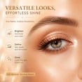 thumbnail image 3 of QunYou 4-Color Highlighter Eyeshadow Palette Pearl Shimmer Fine Texture Long-Lasting Buildable Color Eye Shadow Eye Makeup, 3 of 5