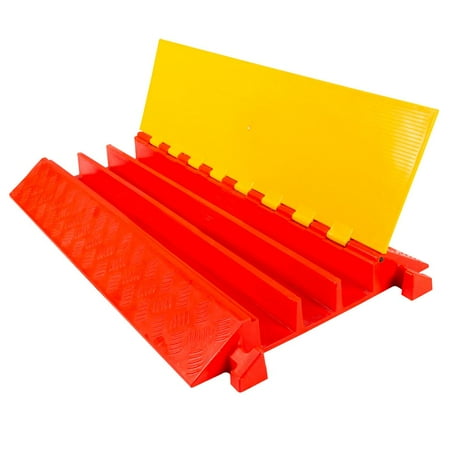 3-Channel Heavy Duty Modular Safety Cable Ramp Protector