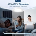 thumbnail image 4 of 6 Pack 5/6 Inch LED Recessed Lighting, Retrofit Can Lights with Baffle Trim, Surface Ring 5CCT Selectable (2700K/3000K/4000K/5000K/6000K), Dimmable, 12.5W=100W, 950LM, IC Rated, ETL & FCC, 4 of 5