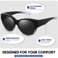 thumbnail image 3 of Lunettes de Soleil Polarisées pour Femmes Tendance, 3 of 4