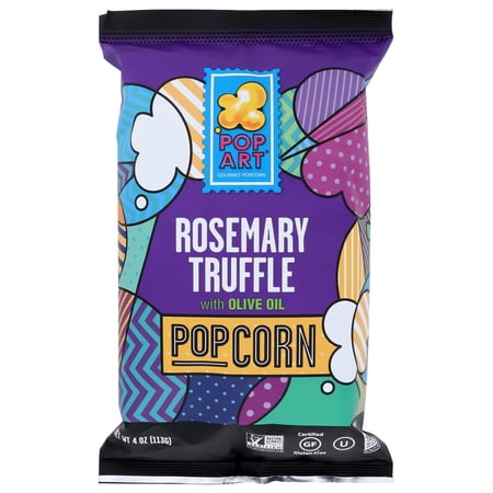 Pop Art Gourmet Popcorn Rosemary Truffle, 4 Oz