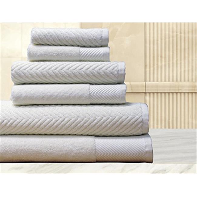 Affinity Linens HBCE6PCTSTBGE 100 Percent Egyptian Cotton Jacquard