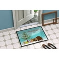 thumbnail image 4 of Caroline's Treasures BB9246JMAT Coypu Nutria River Rat Christmas Door Mat, Indoor Rug or Outdoor Welcome Mat 24x36, 4 of 4