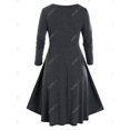 thumbnail image 2 of Más el tamaño de vestido cráneo del Bowknot panel de encaje Rosegal Vestidos casuales de talla grande, 2 of 5