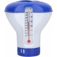 thumbnail image 1 of Chlorine tablet floater with thermometer for pool cleaning, 1 of 4