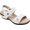 White Leather, variant on Women's Aravon Katherine Adjustable Strap Sandal Metallic Multi 11 D