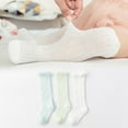 thumbnail image 5 of Cheers.US 3 Pairs Infant Baby Toddler Girl Boy Cartoon Animal Knee Length Stockings Mesh Socks, 5 of 7