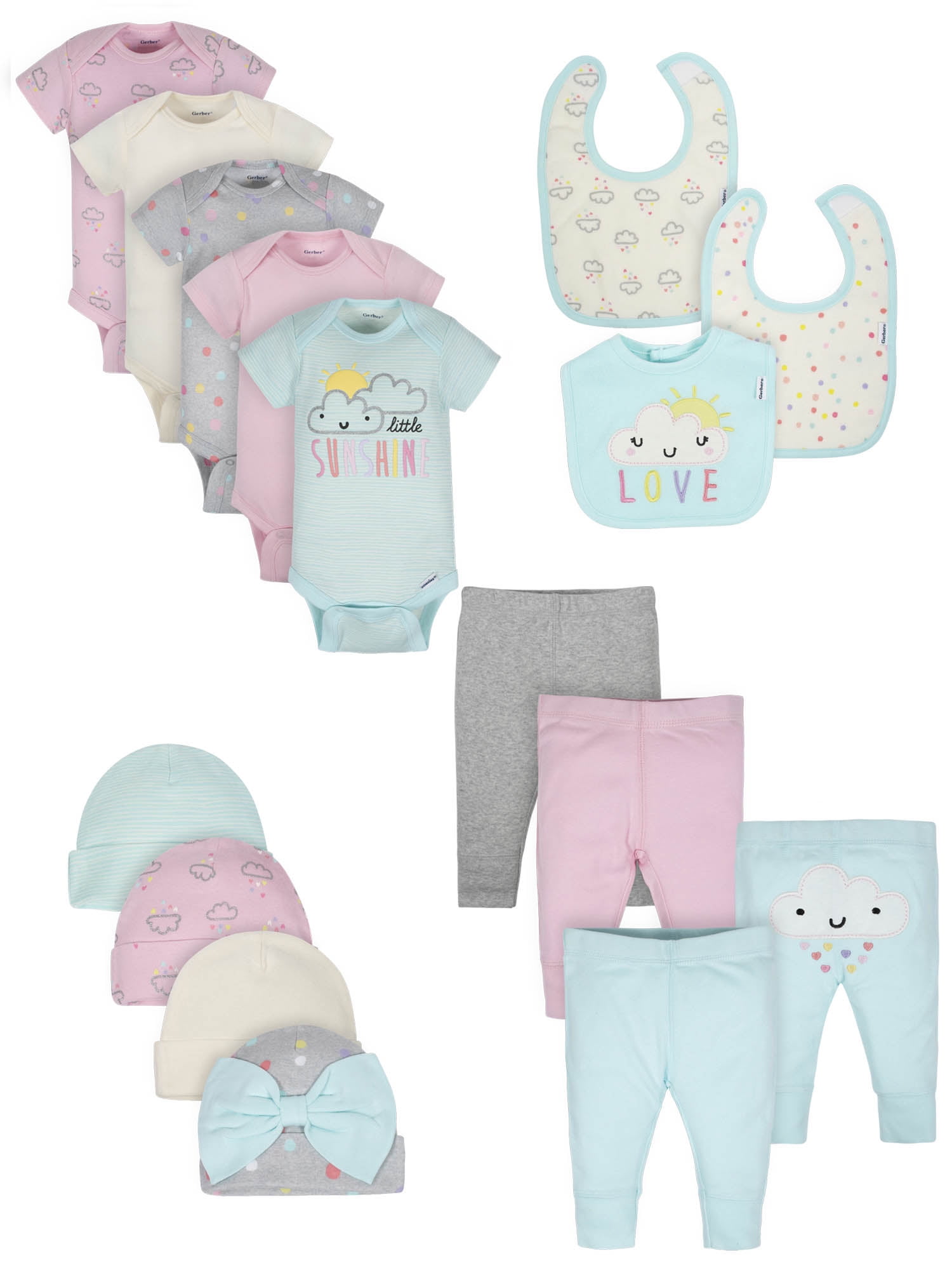 gerber baby clothes set
