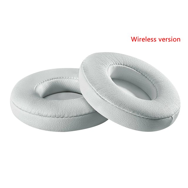 Almohadillas de espuma viscoelástica de cuero con proteína de Repuesto para Auriculares Beats Solo 2/3 tipo inalámbrico 1 par Advancent EL2061-10B