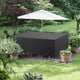 thumbnail image 5 of Sywqhk Cubierta para muebles de exterior Cubiertas impermeables para el polvo de la mesa Negro (170x94x70cm) Sywqhk Alta Calidad, 5 of 9
