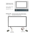 thumbnail image 3 of Graflsoa Portable 100-Inch Outdoor Projection Screen with Aluminum Frame, 16:9 Aspect Ratio, Easy to Assemble and Store, 3 of 7