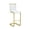 White & Gold*2, variant on NYEESS 30 Inch Bar Stools Set of 2 White PU Leather Kitchen Island Chairs with Back and Gold Metal Legs for Dining Room Pub Restaurant