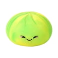 thumbnail image 2 of Dumpling Squeeze Iridescent Giant Dumpling Toys, Daily Office & At Home, Glitter Simulated Steamed Bun, Adults Stress Relief Sensory Fidget Ball, Hand Pinching Steamed Rolls [Fluorescent Green], 2 of 9