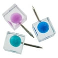 Pen+Gear Square Push Pins, 40 Count, Assorted Colors