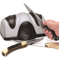 thumbnail image 1 of Djiypn Electric Knife Sharpener - Multi-Functional Four-Stage Blade Sharpening Tool for Home Use, Effortless Efficiency for Chefs and Cooking Enthusiasts, 1 of 8