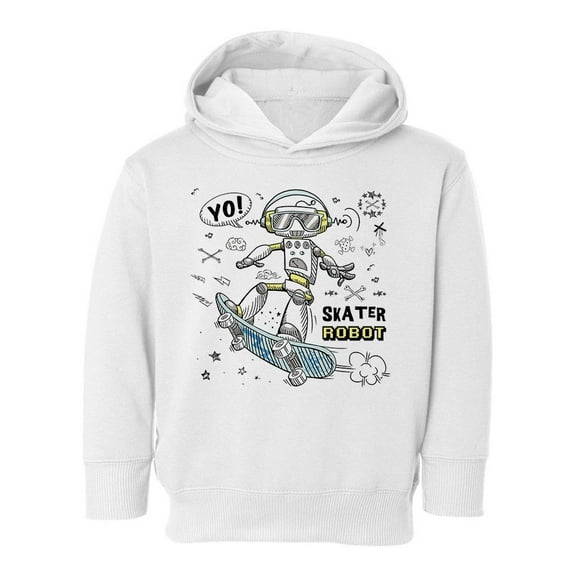 Skater Robot Hoodie Toddler -Image by Shutterstock,  4 Toddler