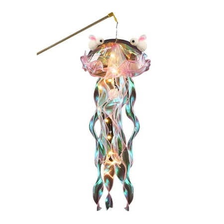 

LED Jellyfishh Lamp Nightlight Handmade Portable Atmosphere Decorative Lamp Party Decorative Lamps Kids Gift For Birthday Bunny Decoration 0B-Home651