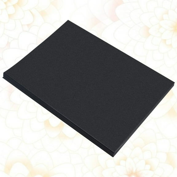 MERRYHAPY 100 Pcs Diy Painting Drawing Paper Black Paper Sheet for Artists and Business People