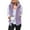 Purple, variant on Fartey Womens Fleece Vests Plus Size Winter Zip Up Coat with Hoo Fashion Solid Color Sleeveless Jacket Vest Soft Comfy Fuzzy Sherpas Vests Coats with Pockets 5XL